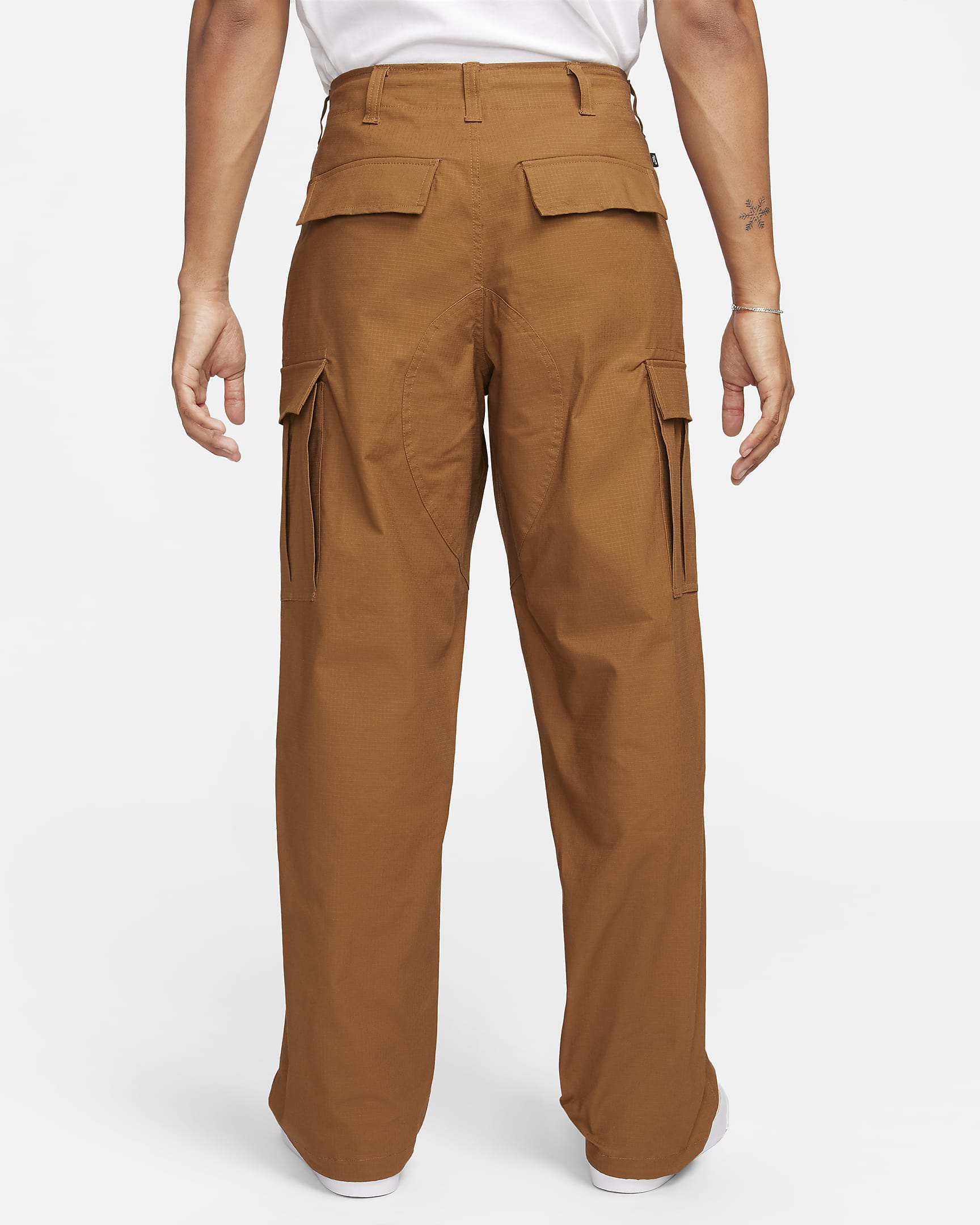 Light British Tan Kearny Nike SB Cargo Pants Back