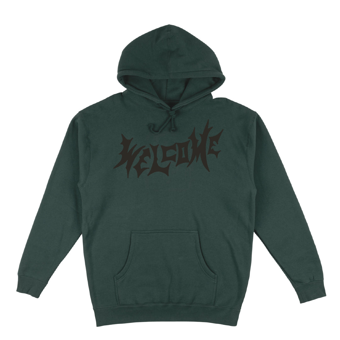 Alpine Green Big Vamp Welcome Skateboards Hoodie