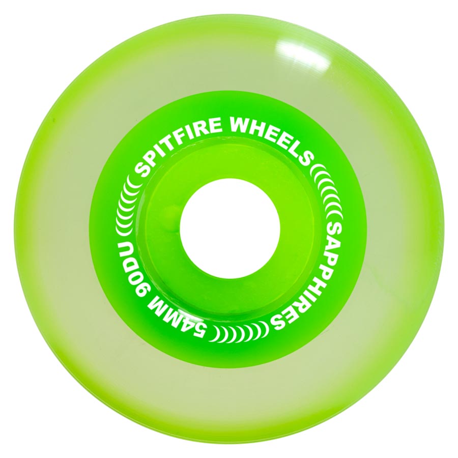 Neon Green Conical Full 90d Spitfire Sapphire Wheels