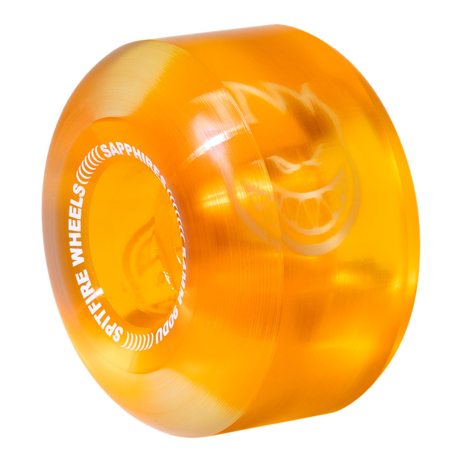 Clear Orange 90D Spitfire Sapphires Cruiser Skateboard Wheels