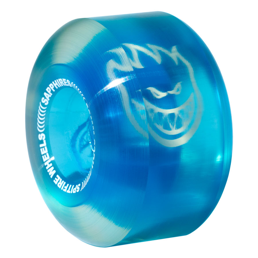 Spitfire 90D Sapphires Skateboard (Cruiser) Wheels - Clear/Blue