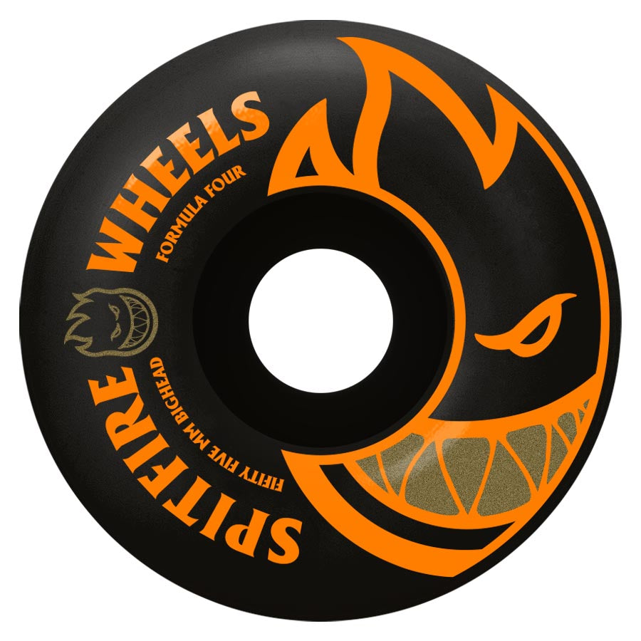 Black/Orange Bighead F4 Spitfire Wheels