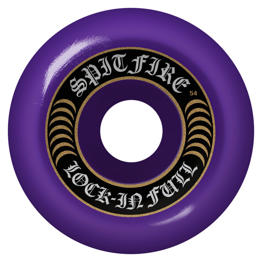 Purple Lock In Full Spitfire Wheels