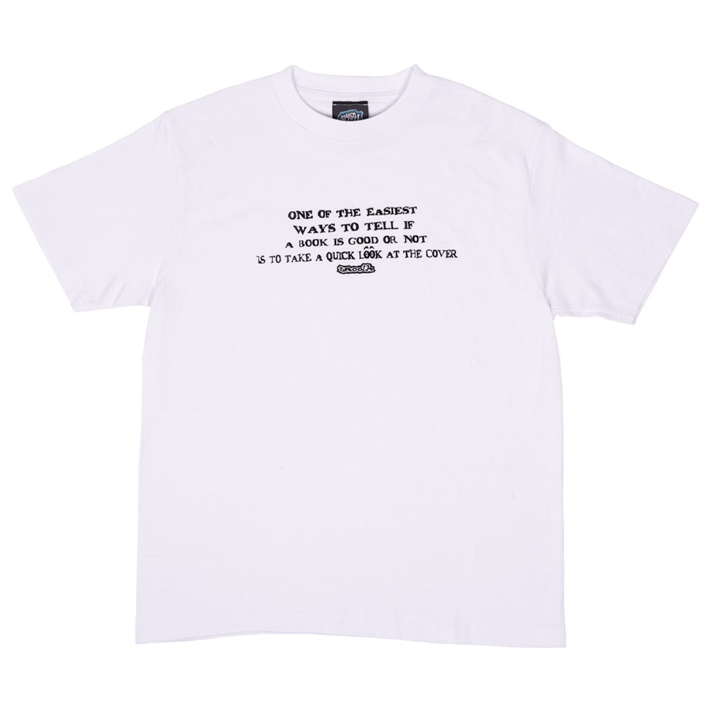 Smooth Judge a Book Tee - White