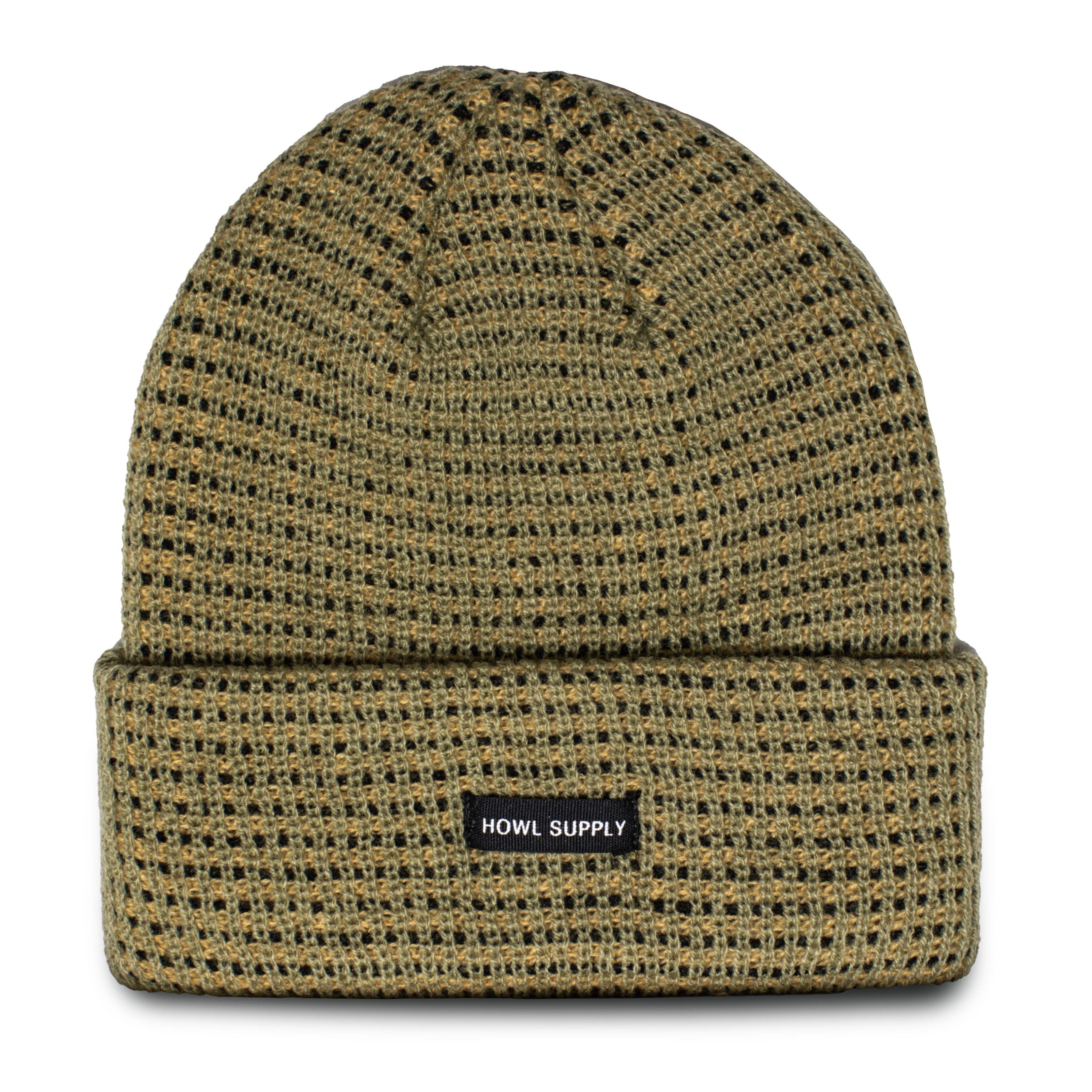 Tan Slash Howl Beanie