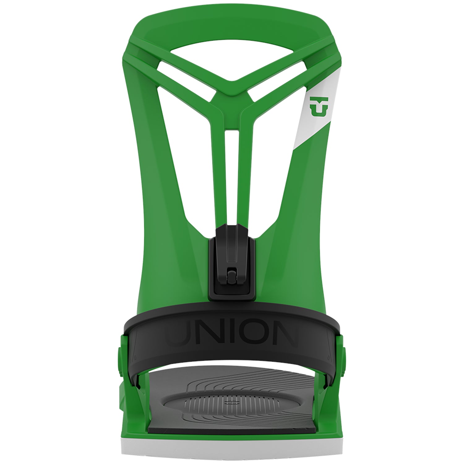 Green 2024 Flite Pro Union Snowboard Bindings Back