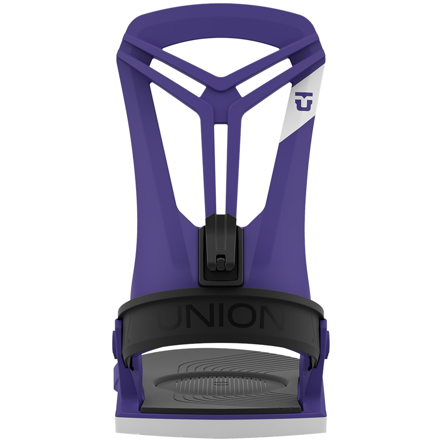 Purple 2024 Flite Pro Union Snowboard Bindings Back