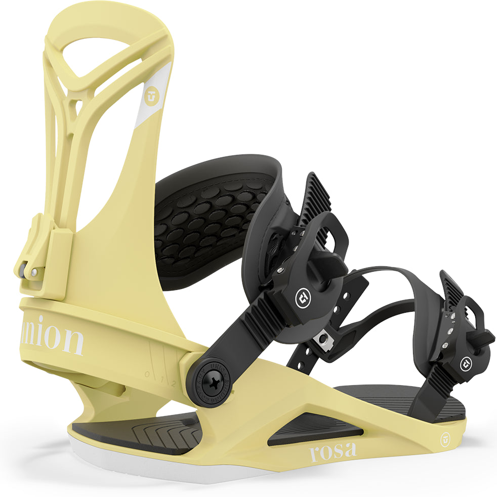 Yellow 2024 Rosa Union Women's Snowboard Bindings