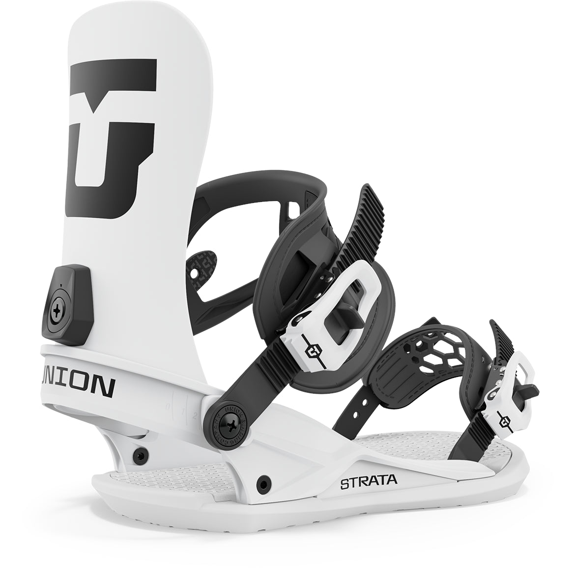 2024 White Union Strata Snowboard Bindings