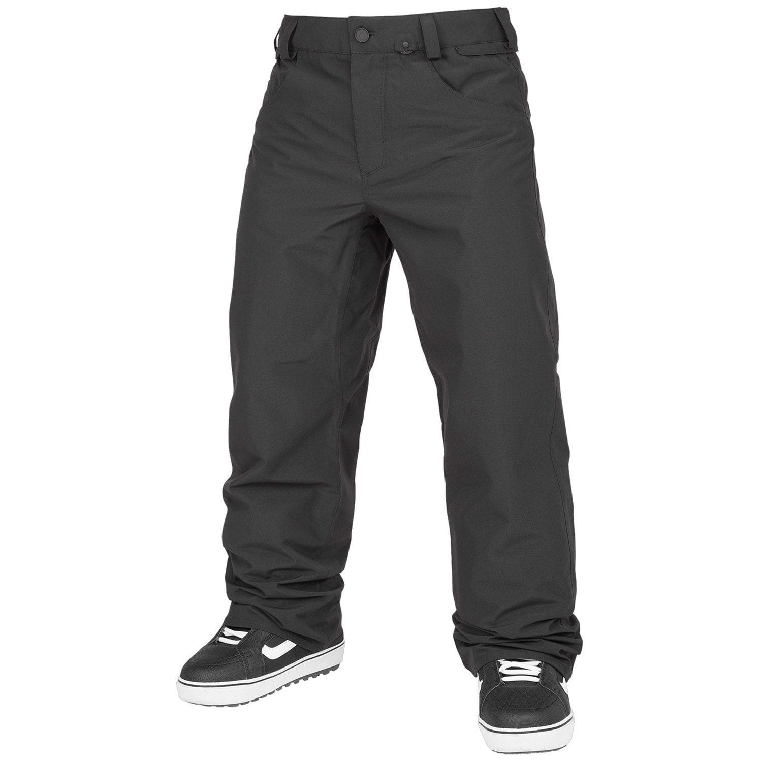 Black 5-Pocket Volcom Snow Pants