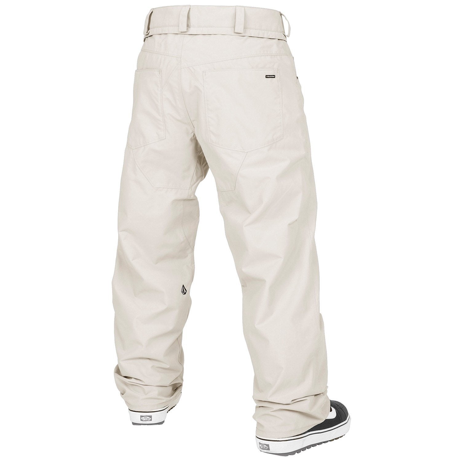 Stone 5-Pocket Volcom Snow Pants Back