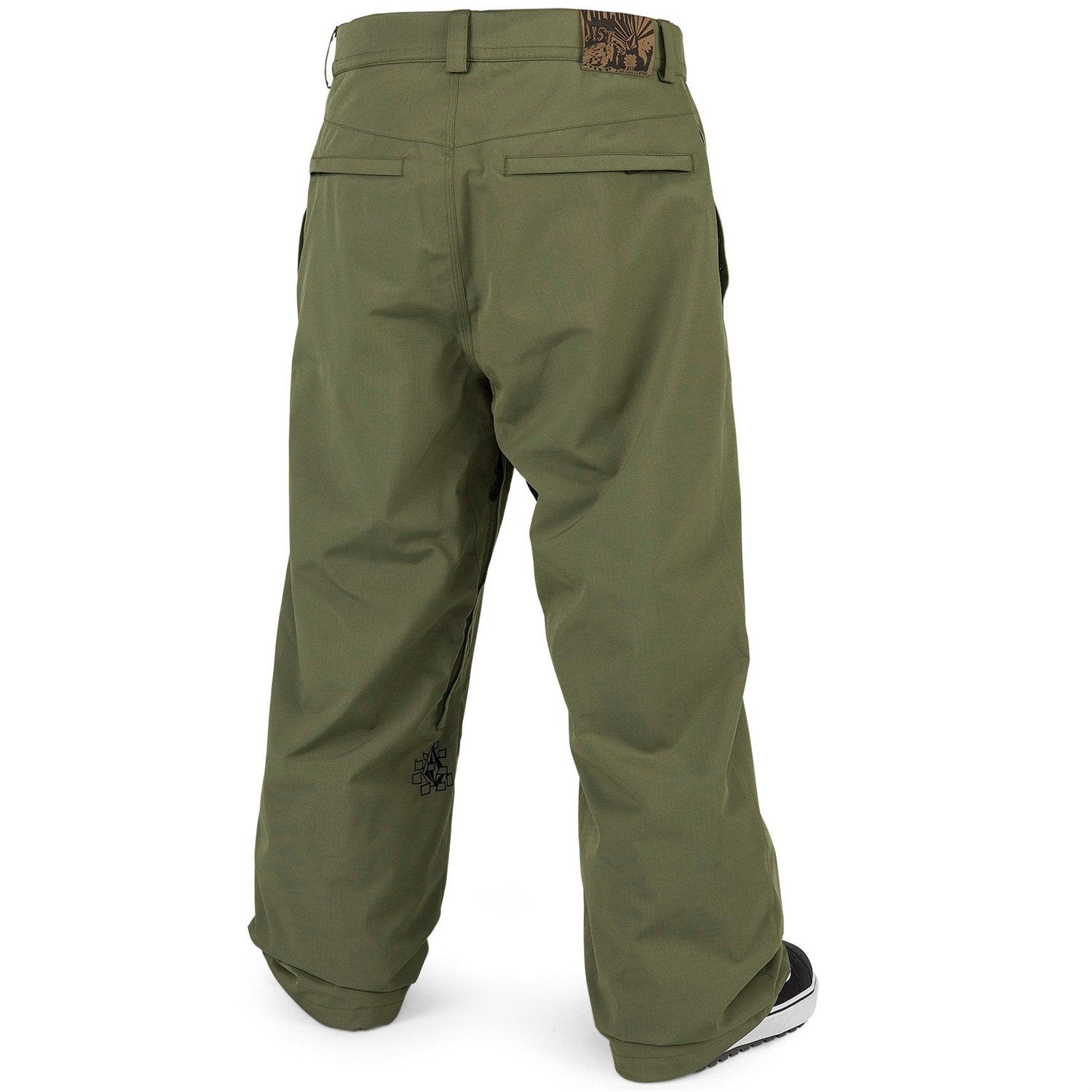 Military Dustbox x Volcom Snow Pants Back