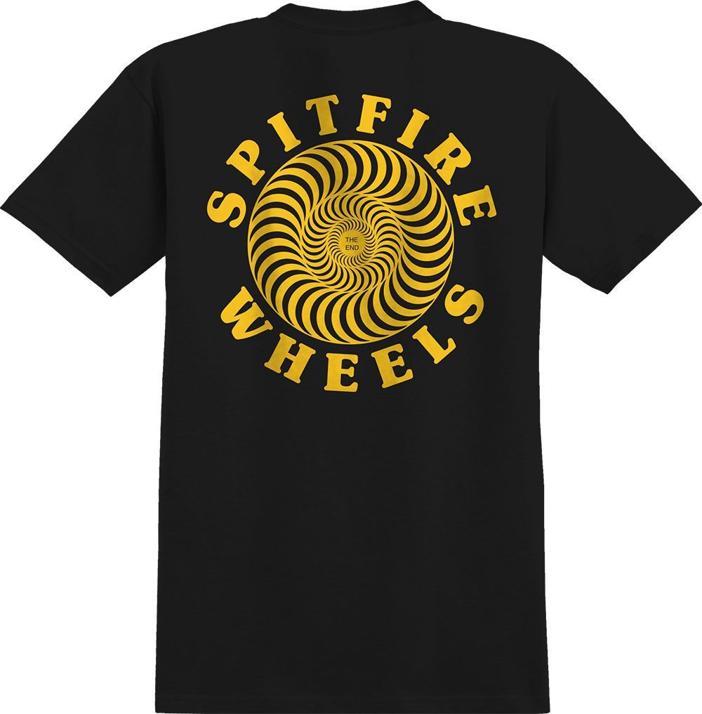 Spitfire OG Classic Pocket Tee - Black/Yellow