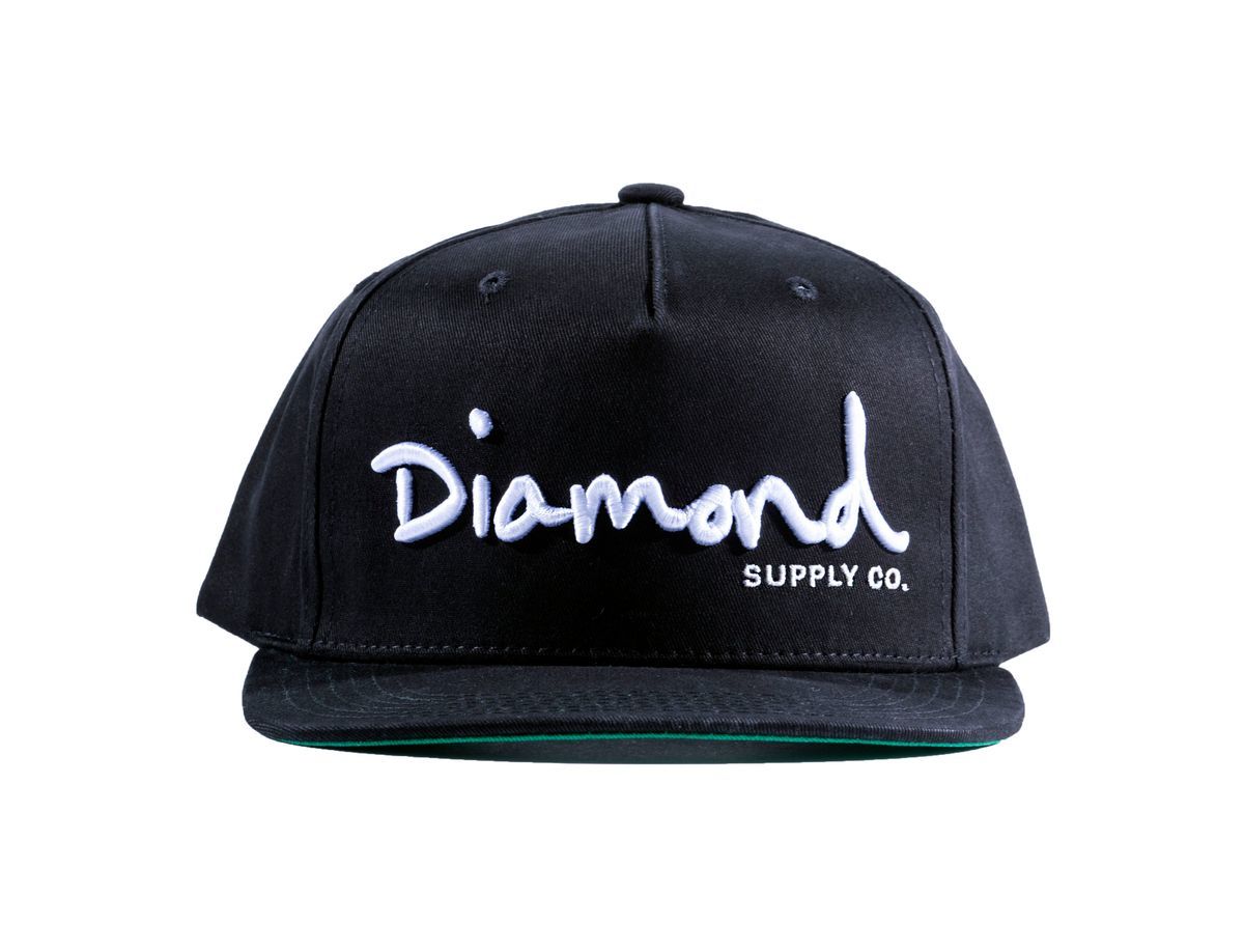 Diamond Supply Co OG Script Snapback - Black