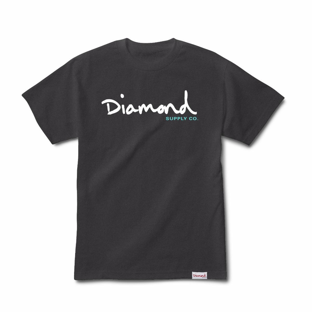 Diamond Supply Co OG Script Overdye Tee - Black