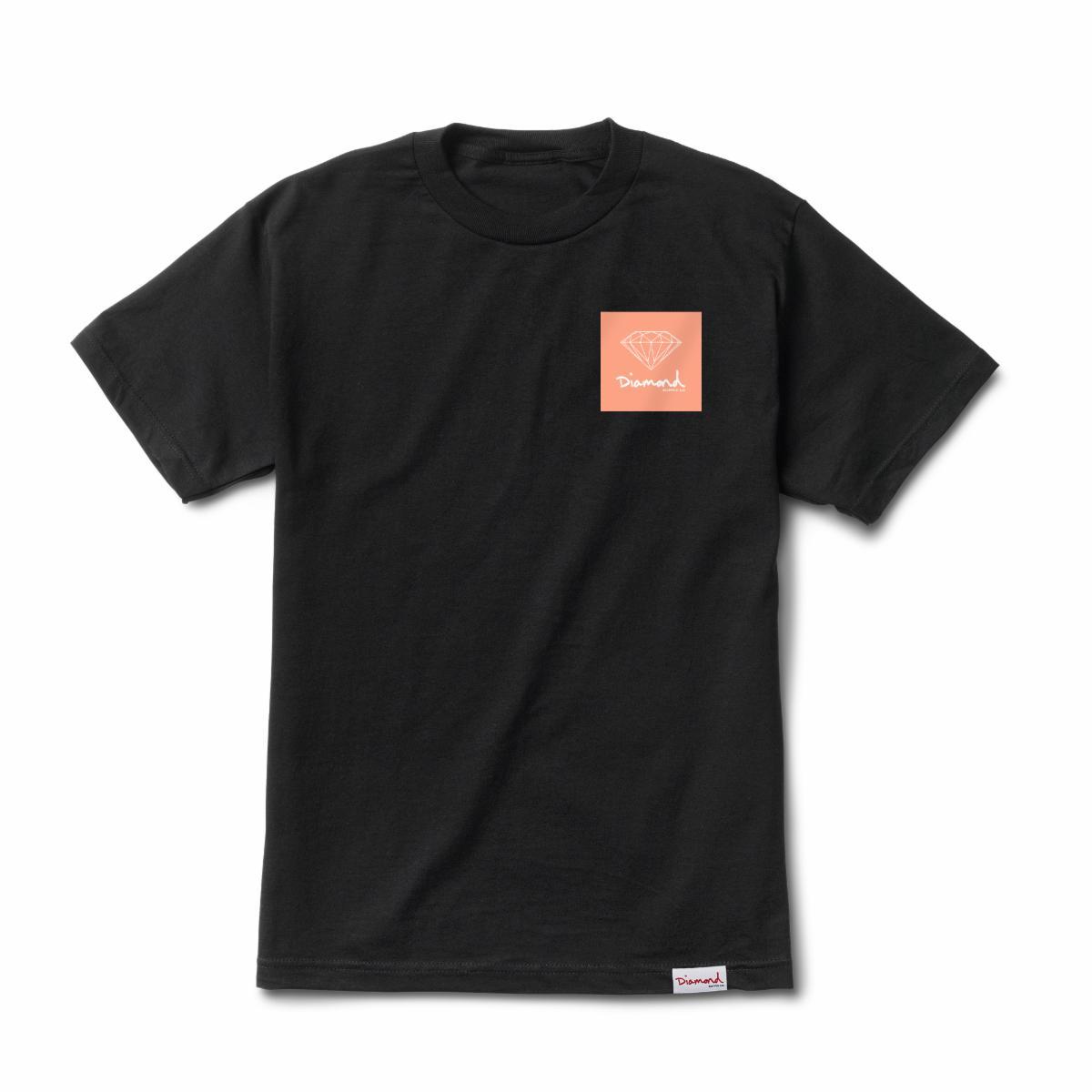 Diamond Supply Co Mini OG Sign Tee - Black/Orange