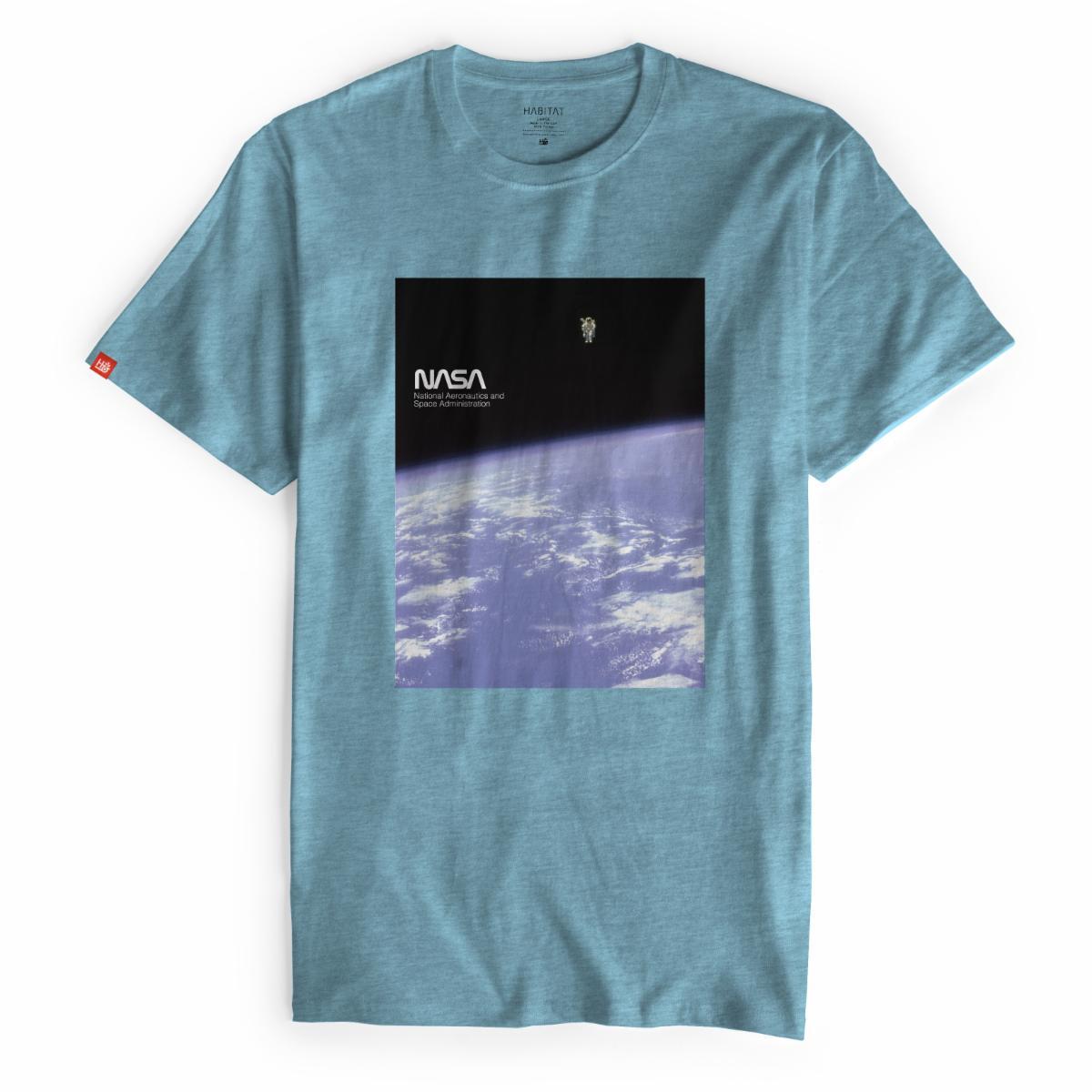 Habitat Nasa Solitude Tee - Light Blue Heather