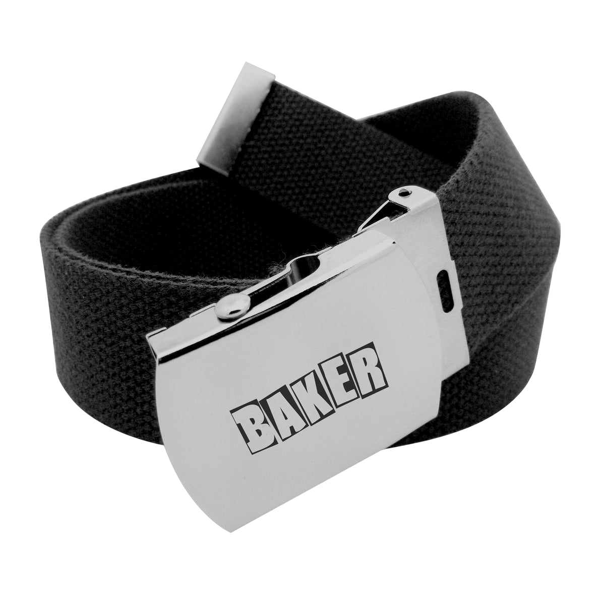 Black Brand Logo Baker Skateboards Web Belt   