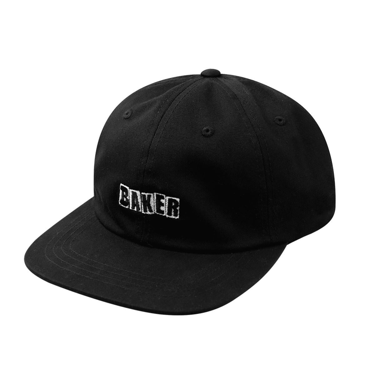 Baker Skateboards Brand Logo Snapback Hat - Black/White