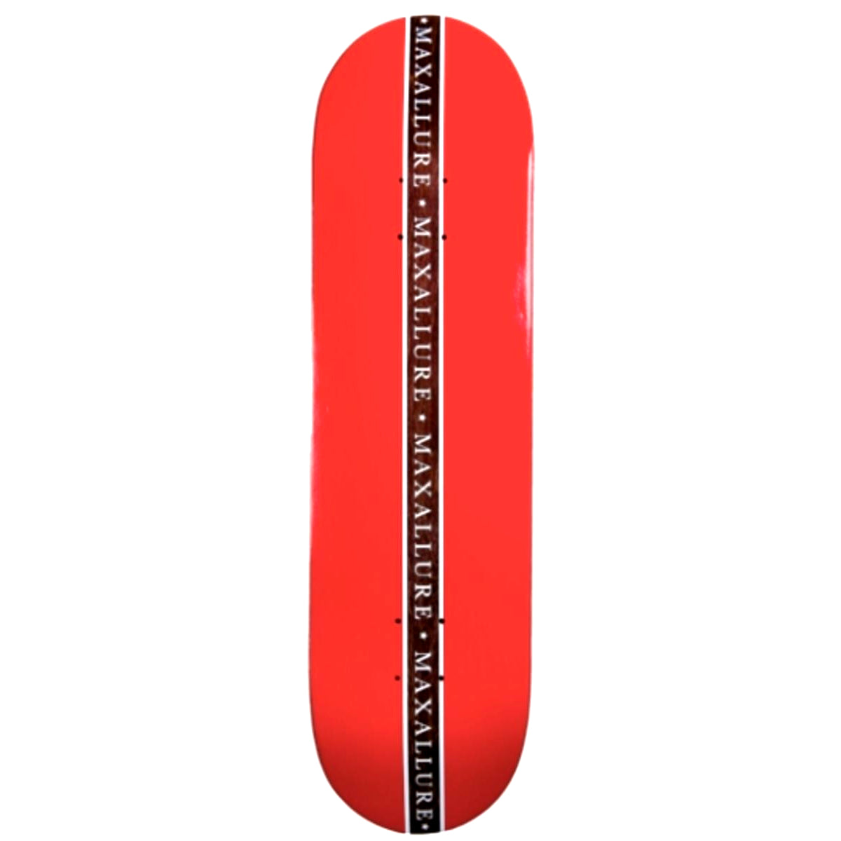 Red Starting Line Maxallure Skateboard Deck