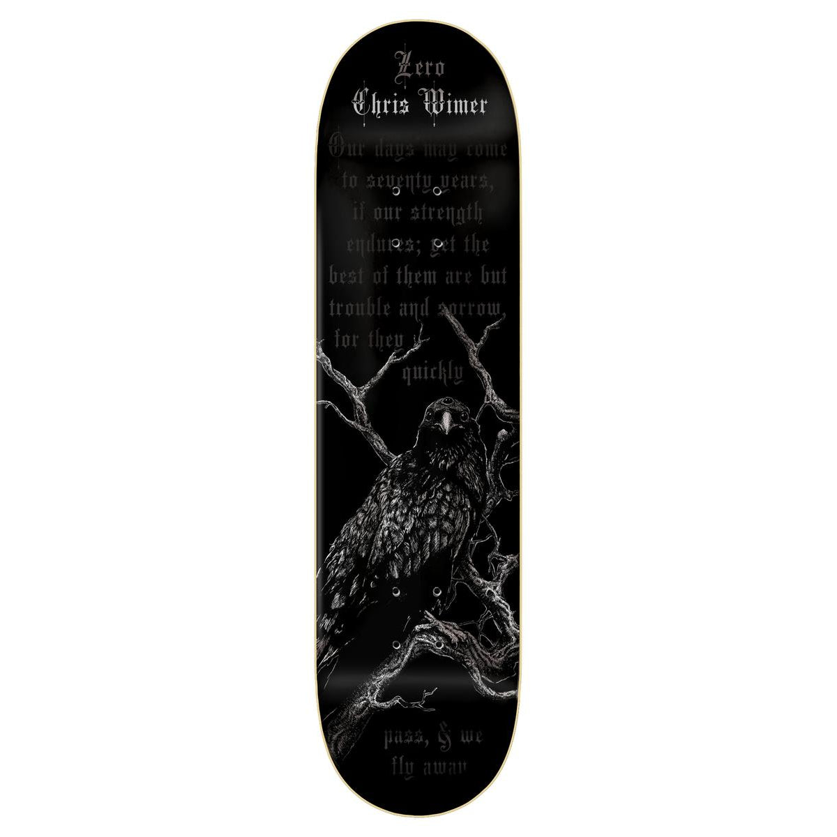 Chris Wimer Sorrow Grips Zero Skateboard Deck