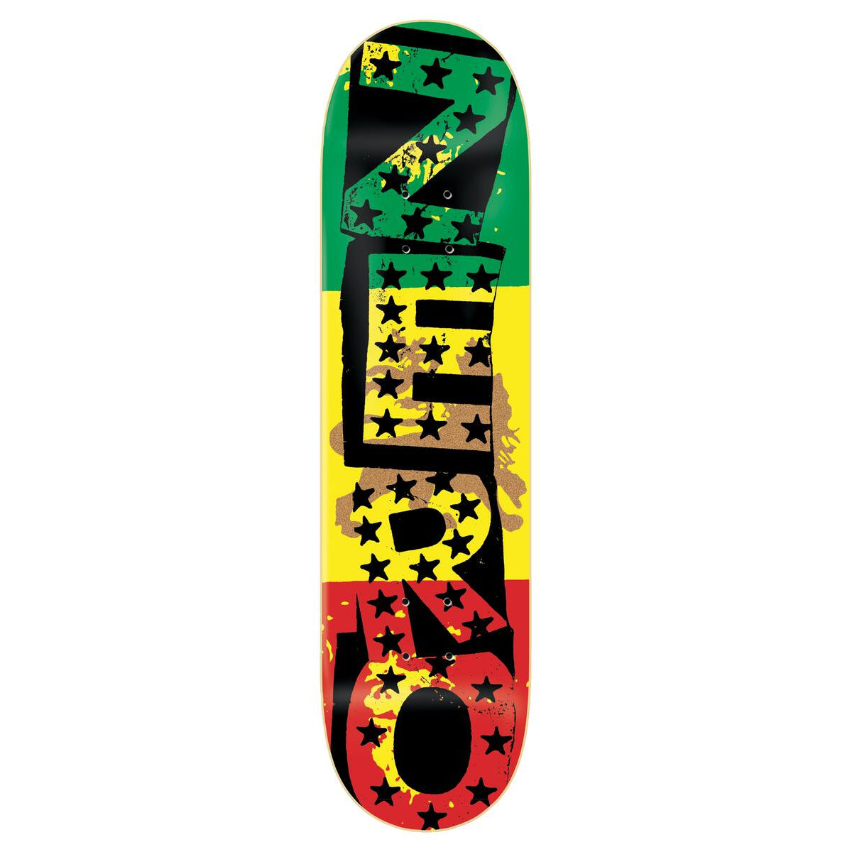 Tommy Sandoval Rasta Punk Zero Skateboards Deck