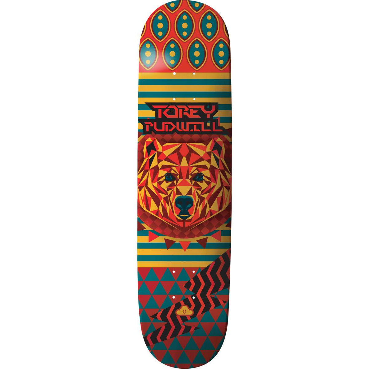 Torey Pudwill GEO Bear Thank You Skateboard Deck