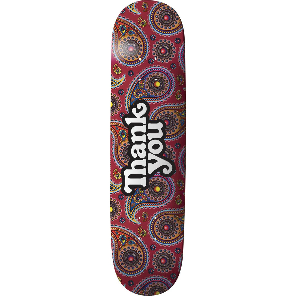 Paisley Logo Thank You Skateboards Deck