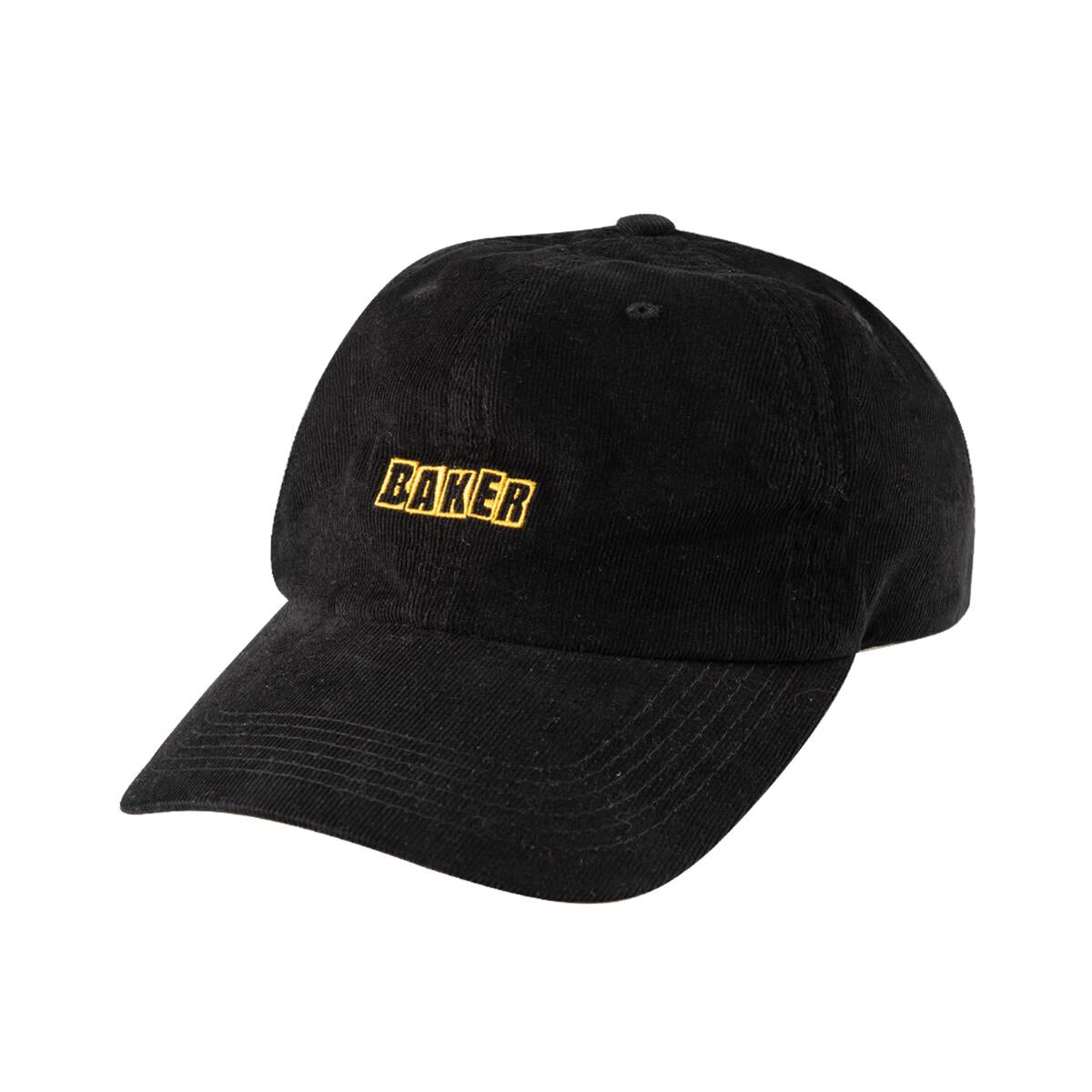 Black Brand Logo Baker Skateboard Hat