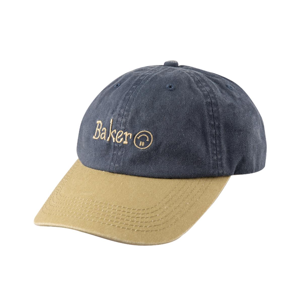 Navy upside Baker Skateboards Snapback Hat