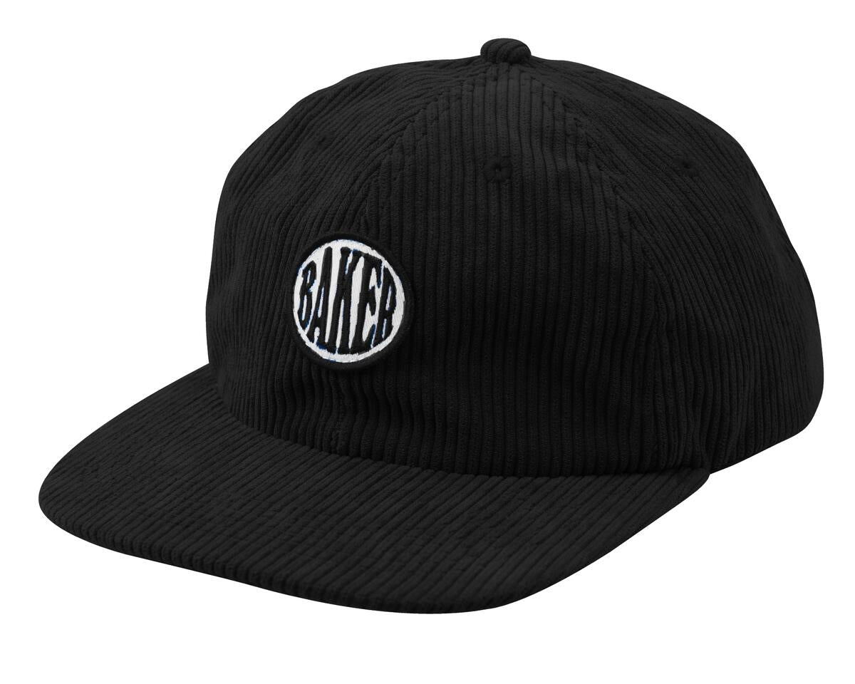 Black Corduroy Nautical Baker Skateboard Snapback