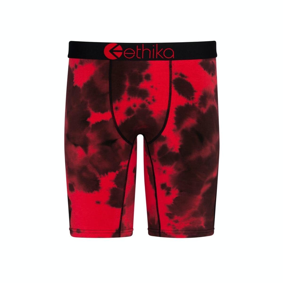 Red Crumble Dye Boys Ethika Staple Boxers