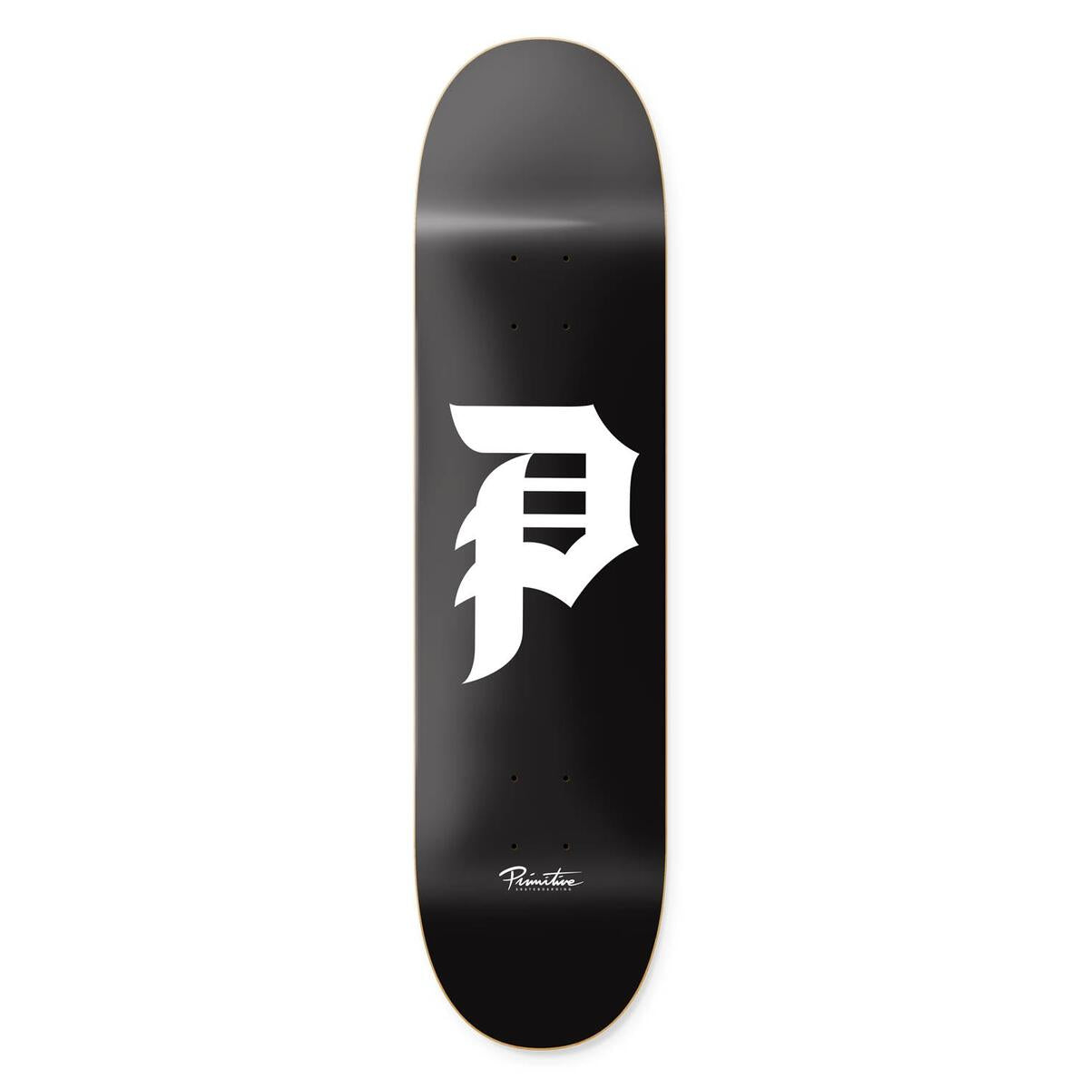 Core Black Dirty P Primitive Logo Deck