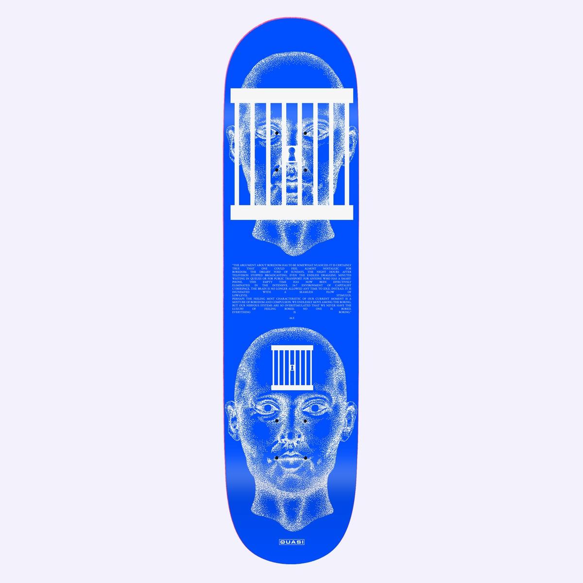 Blue Cage Quasi Skateboard Deck