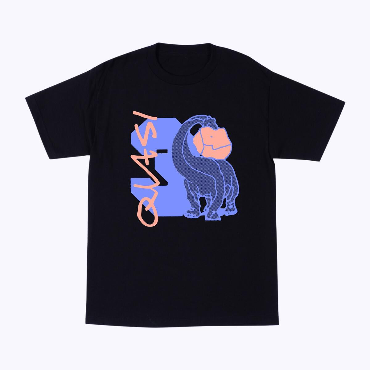 Black Dino Quasi Skateboard T-Shirt