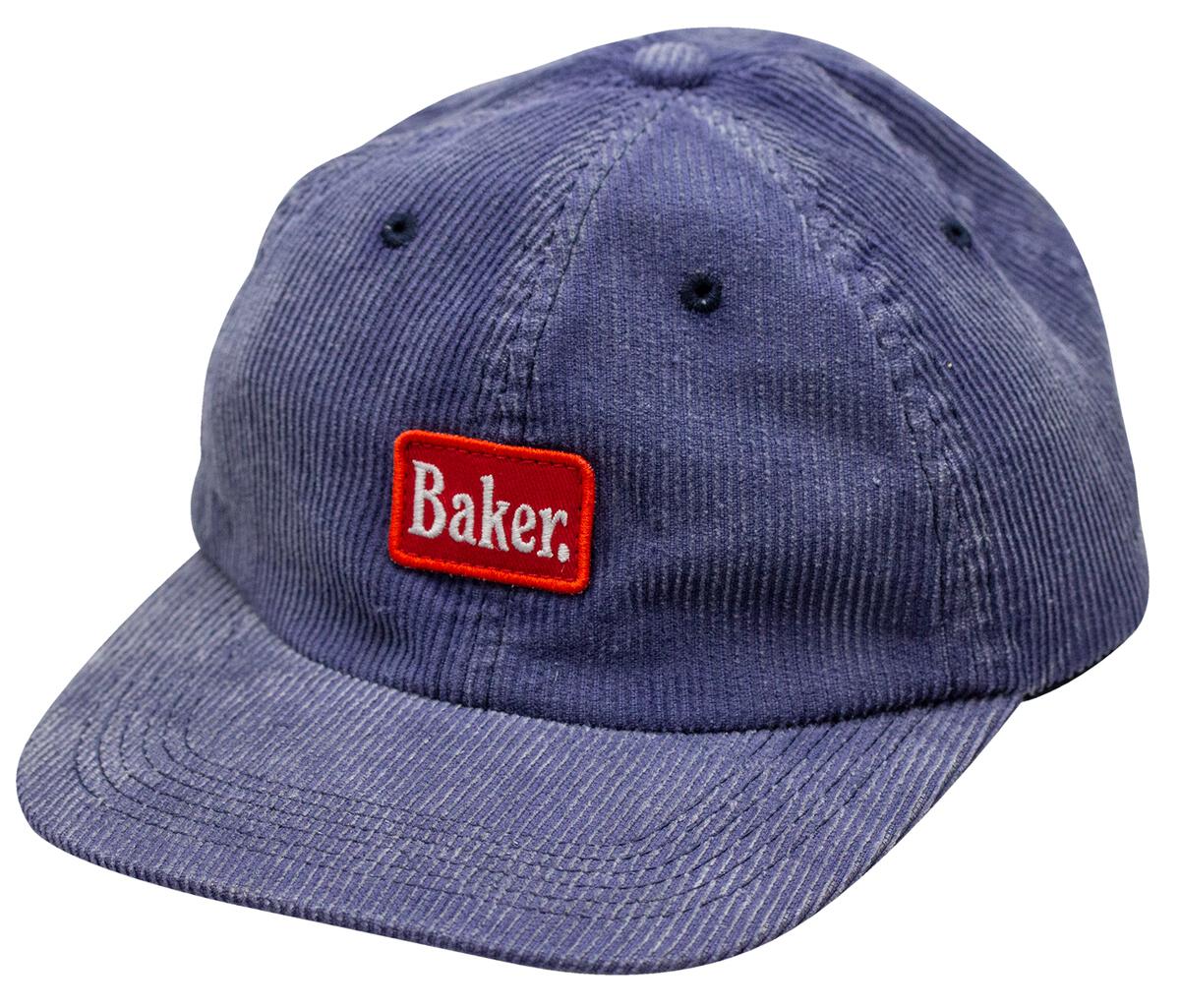 Baker Red Label Corduroy Snapack Hat - Navy