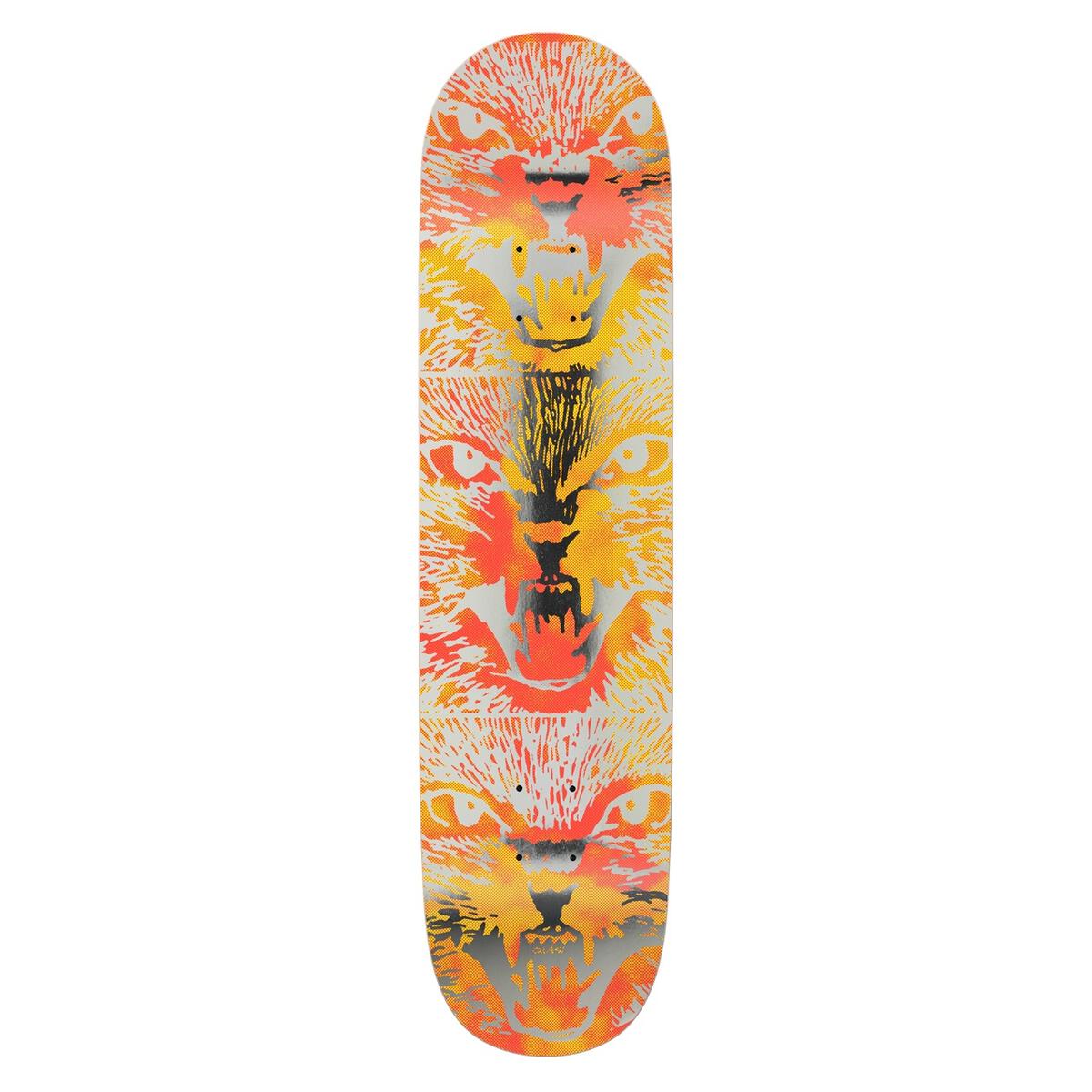 Red Metal Quasi Skateboard Deck