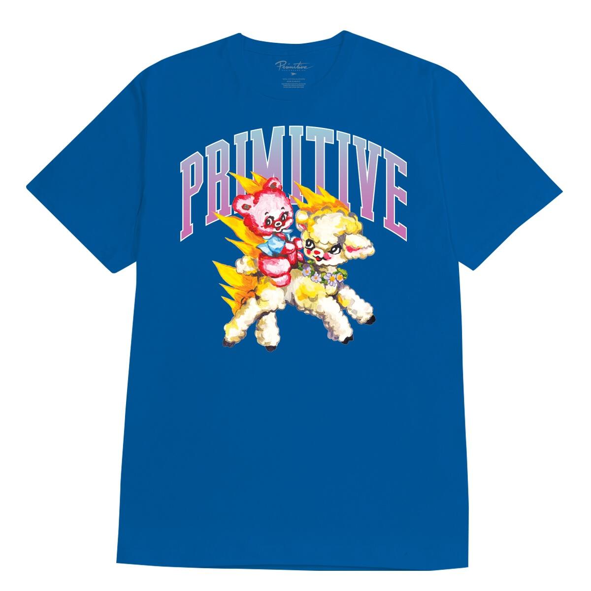 Wild Ride Royal Blue Primitive Skate T-Shirt