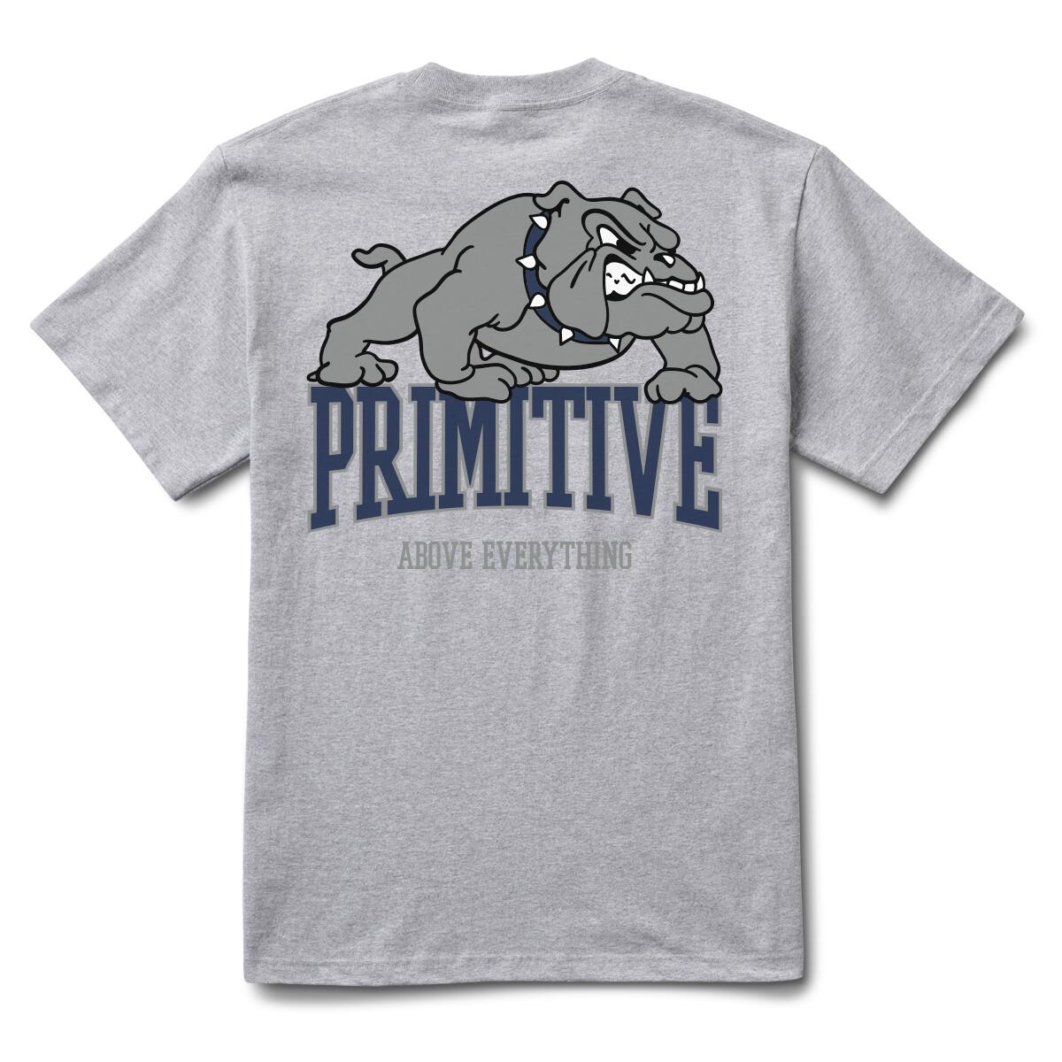 Athletic Heather Menace Primitive Skate Tee Back