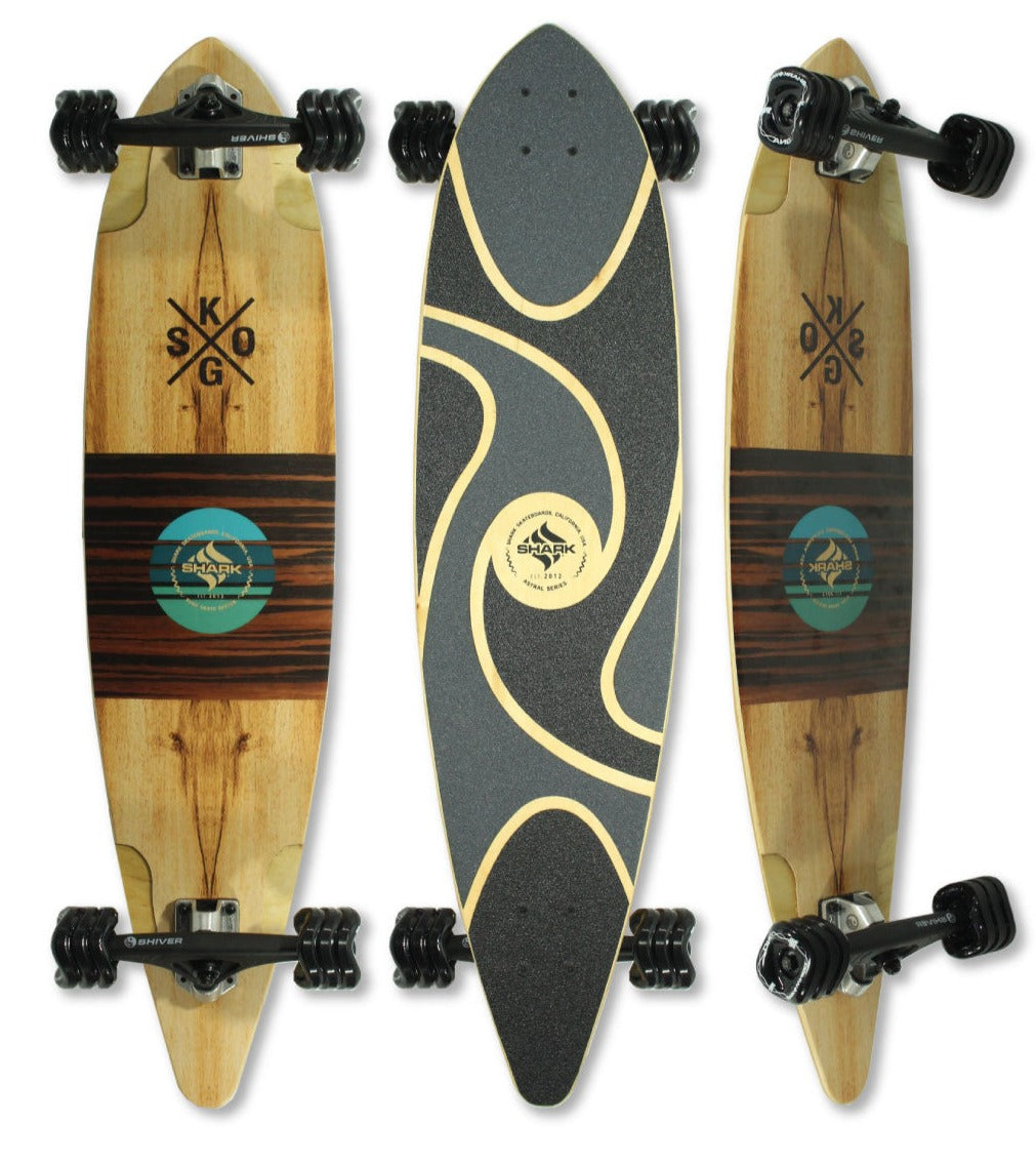 Skog Pintail Shark Wheel Complete Longboard