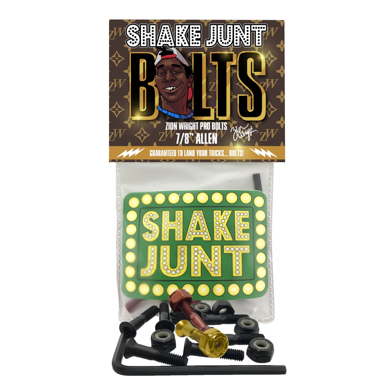 Shake Junt Zion Wright Bolts 7/8" Allen  Hardware