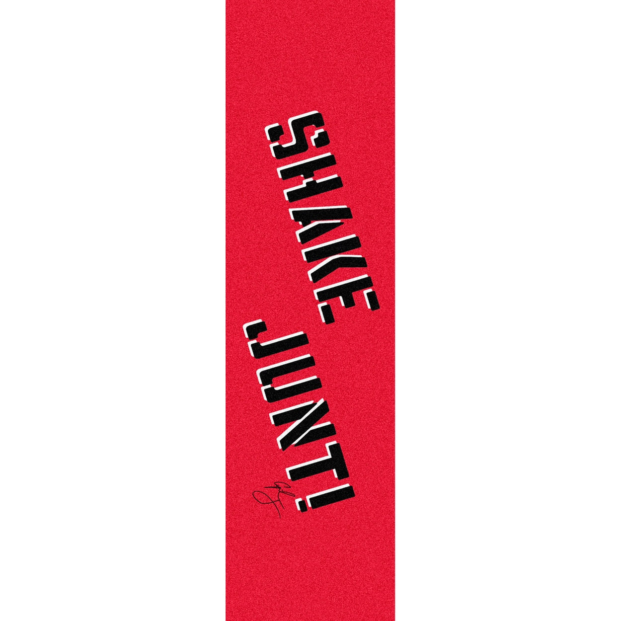 Shake Junt Cyrill Jackson Red Stencil Skateboard Grip Tape