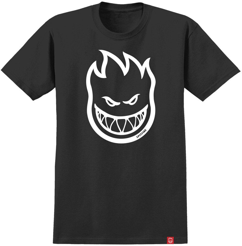 Spitfire Bighead Tee - Black/White