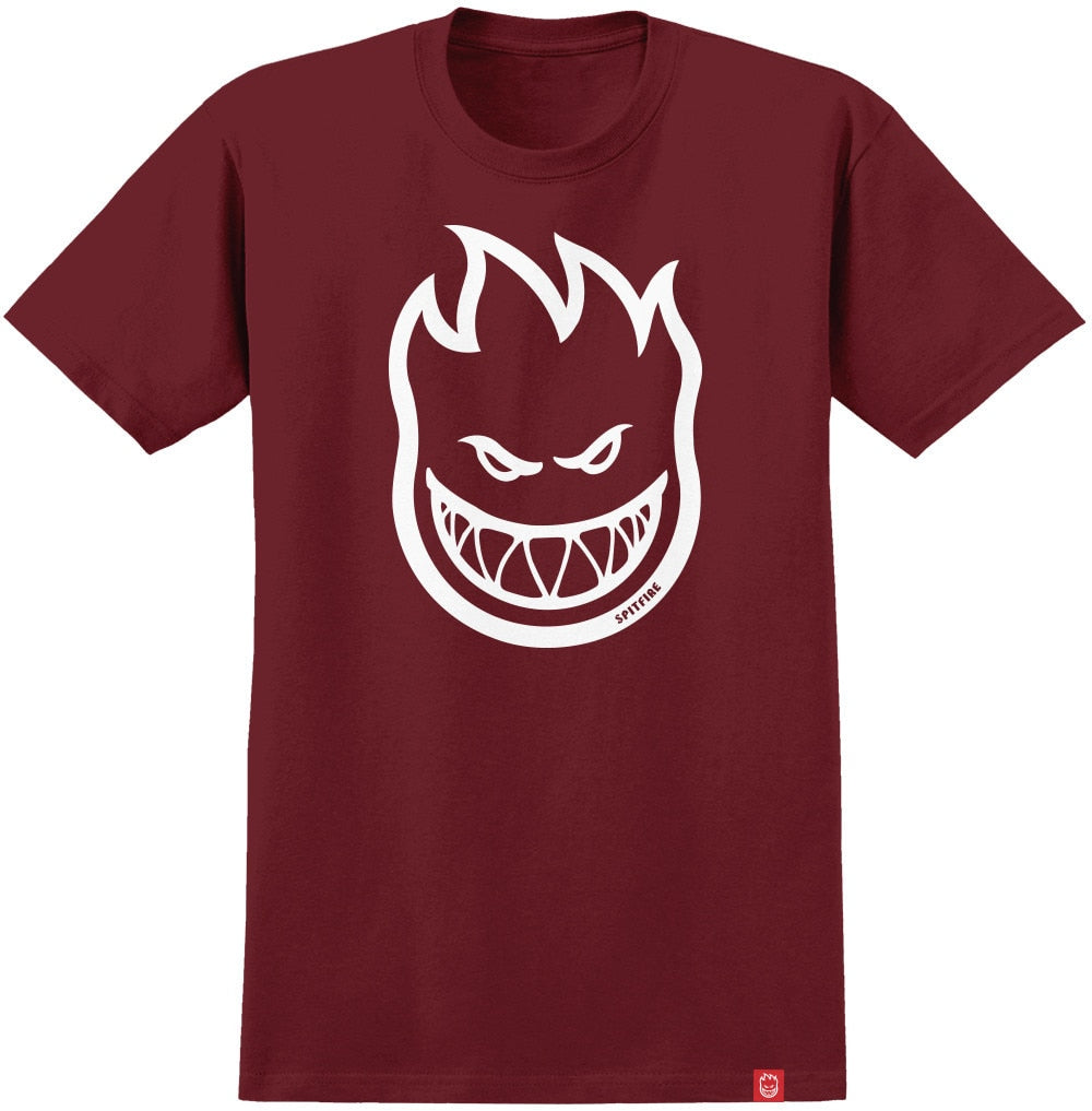 Spitfire Bighead Tee - Burgundy