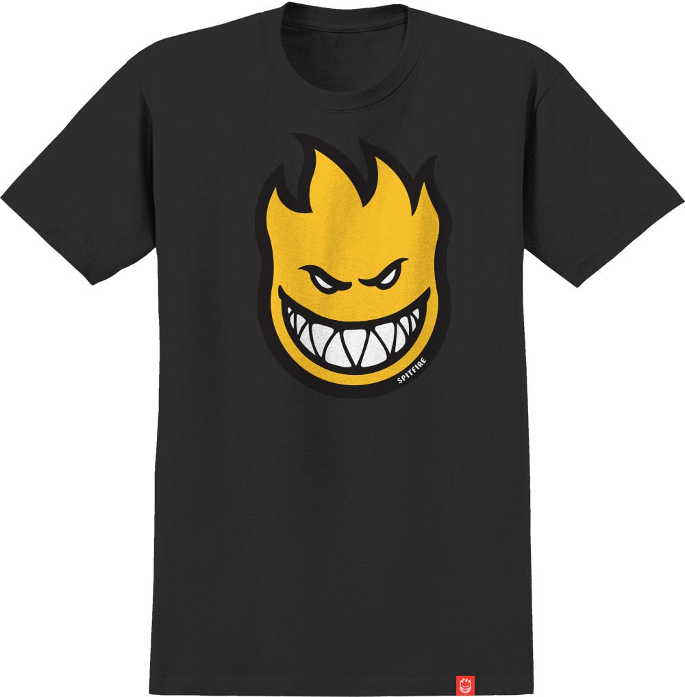 Spitfire Bighead Fill Tee - Black/Yellow