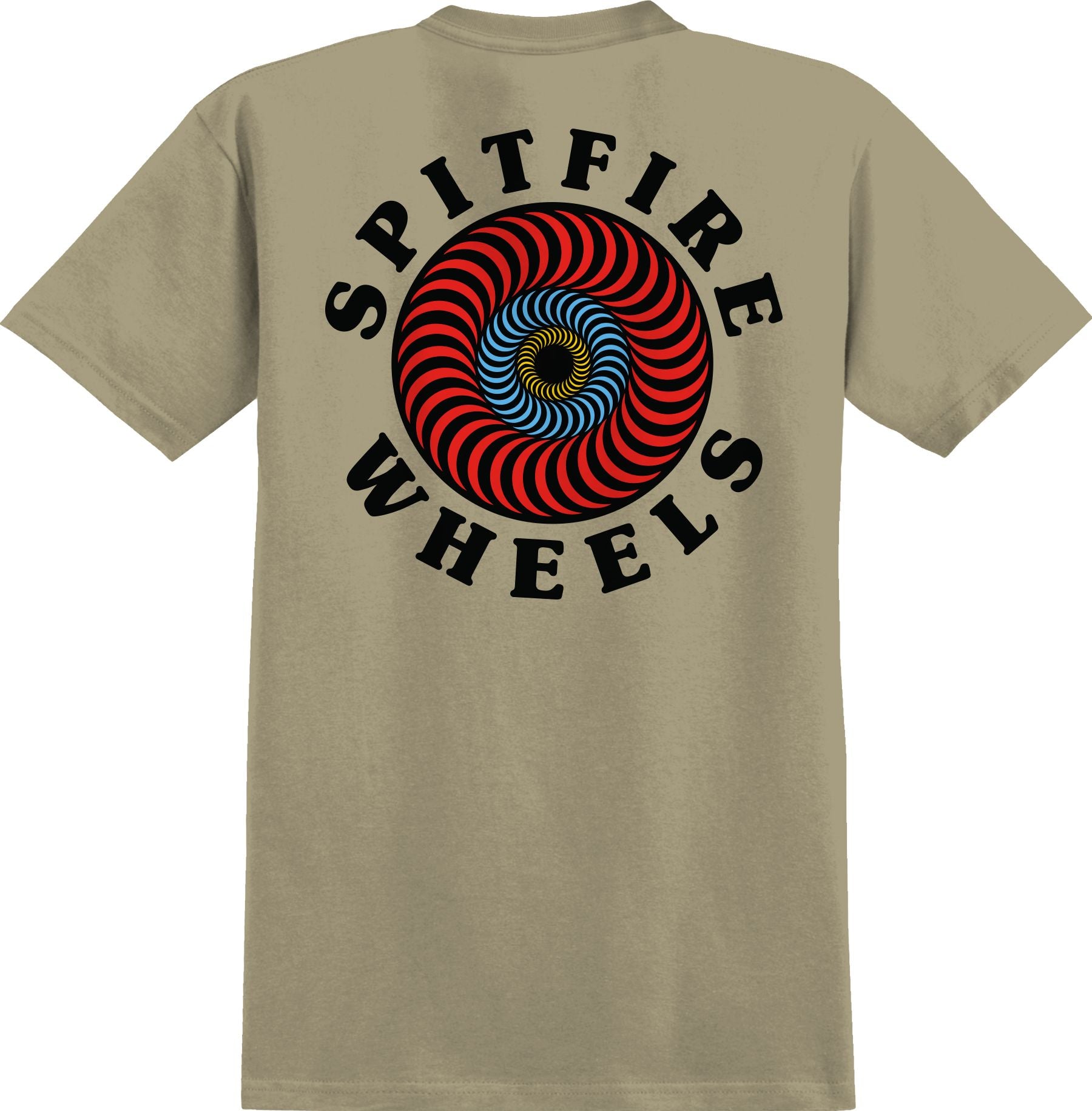 Sand OG Classic Fill Spitfire T-Shirt Back