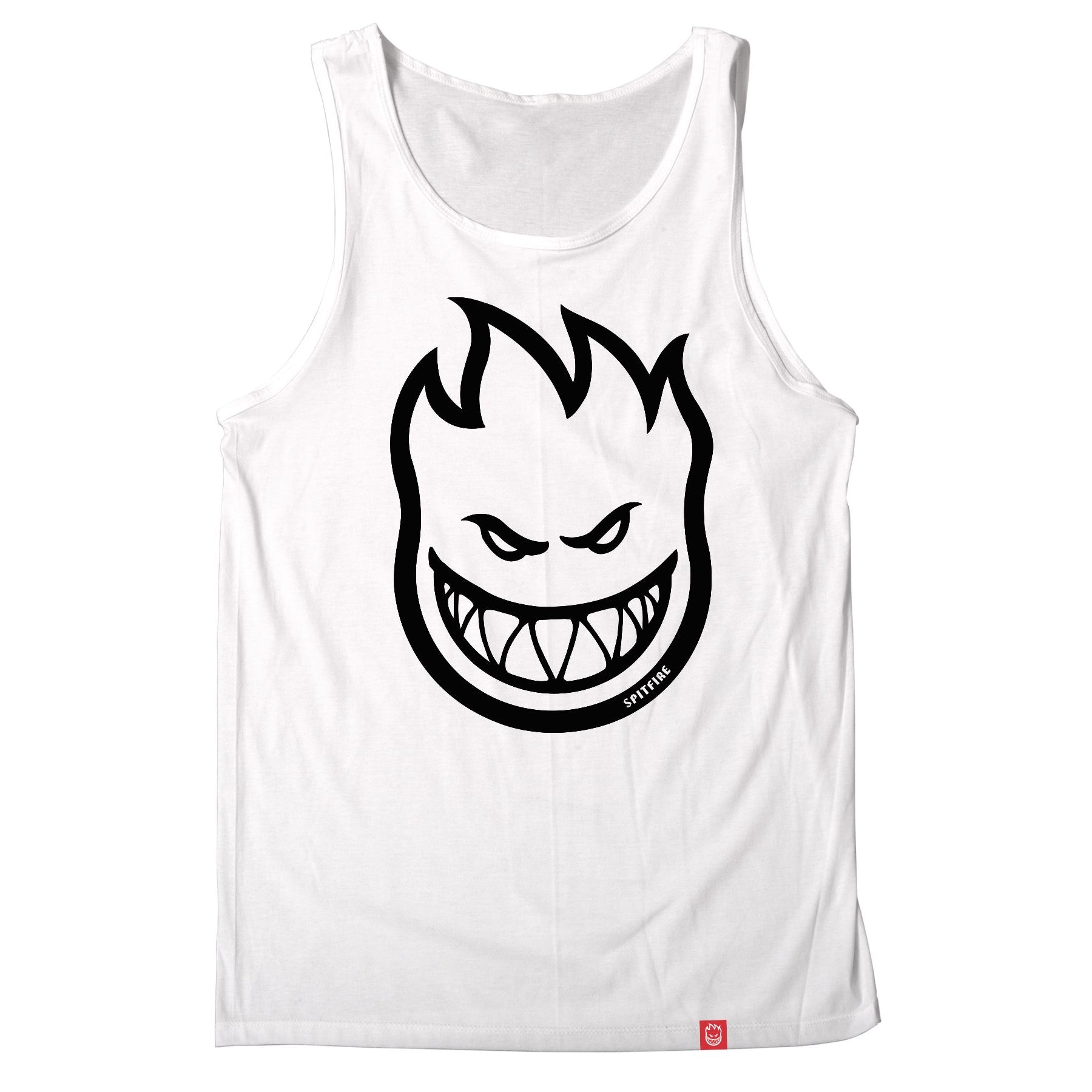 White/Black Bighead Spitfire Tank Top