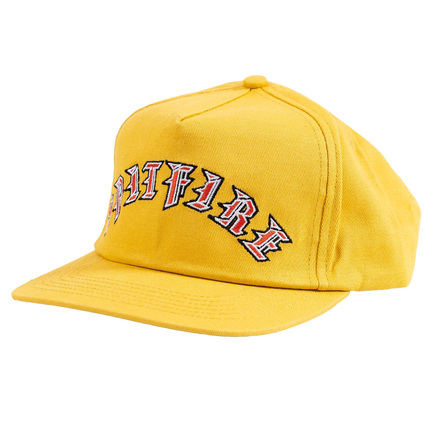 Gold Old E Arch Spitfire Snapback