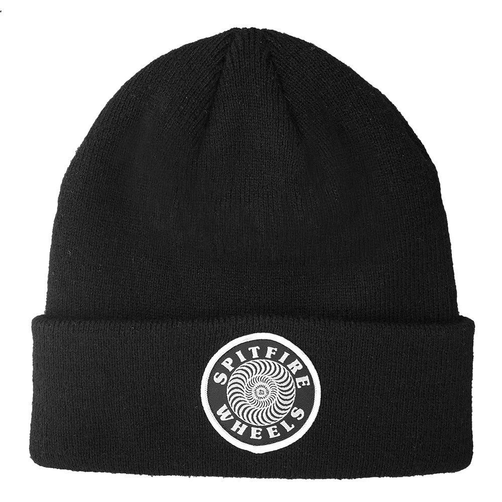 Spitfire OG Classic Patch Cuff Beanie - Black