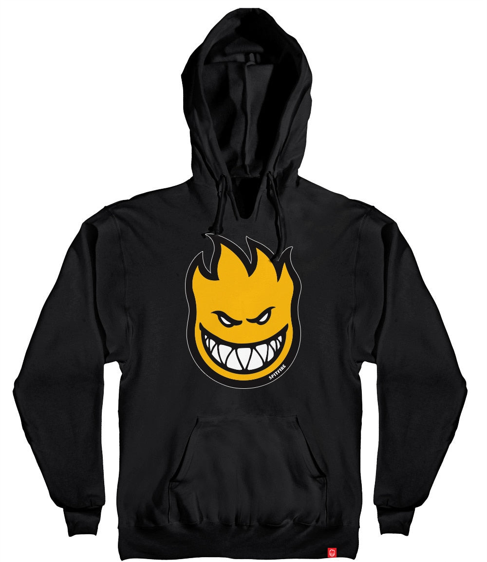 Spitfire Youth Boys Bighead Fill Hoodie - Black/Yellow